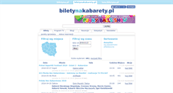 Desktop Screenshot of biletynakabarety.pl